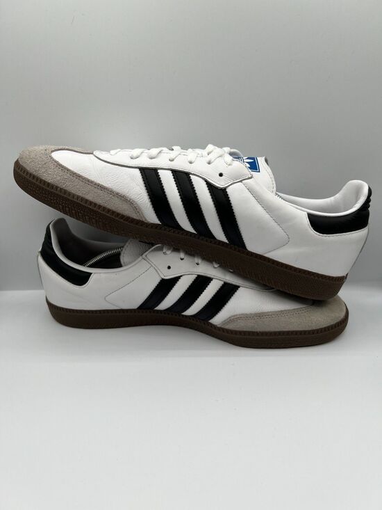 Adidas Originals Samba OG White Black Gray Men\'s And Women\'s Sneakers Shoes main image 5